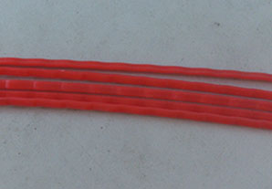 Plastic wire-Red,Crimped