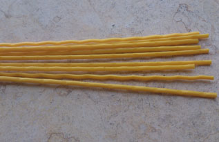 Plastic wire-Yellow,Crimped